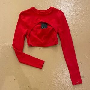 SET Active sculpt flex long sleeve cut out
